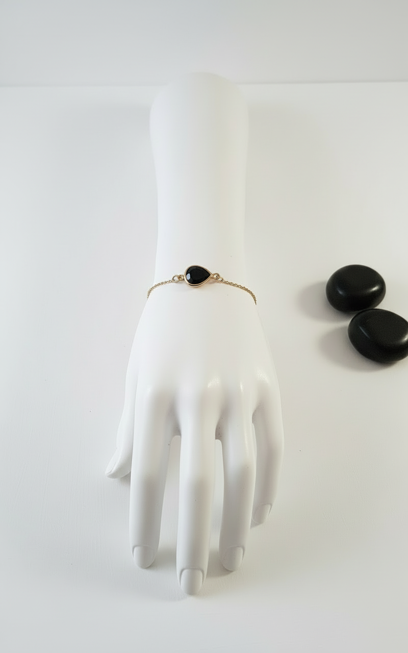 Black Charm Bracelet