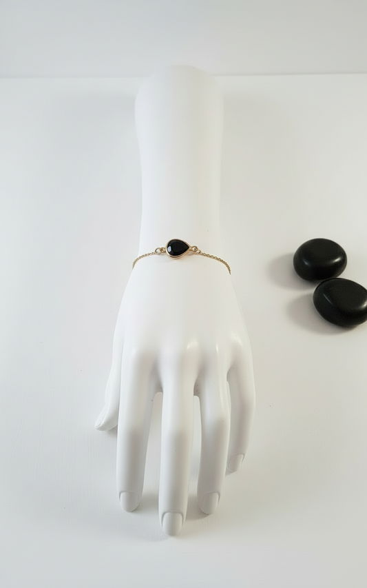 Black Charm Bracelet