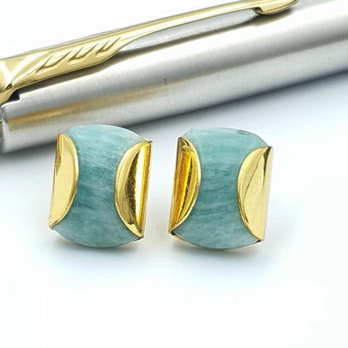 925 sterling silver earrings with gemstones, made in India with sustainable packaging