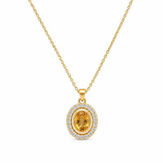 Ilios Citrine Pendant