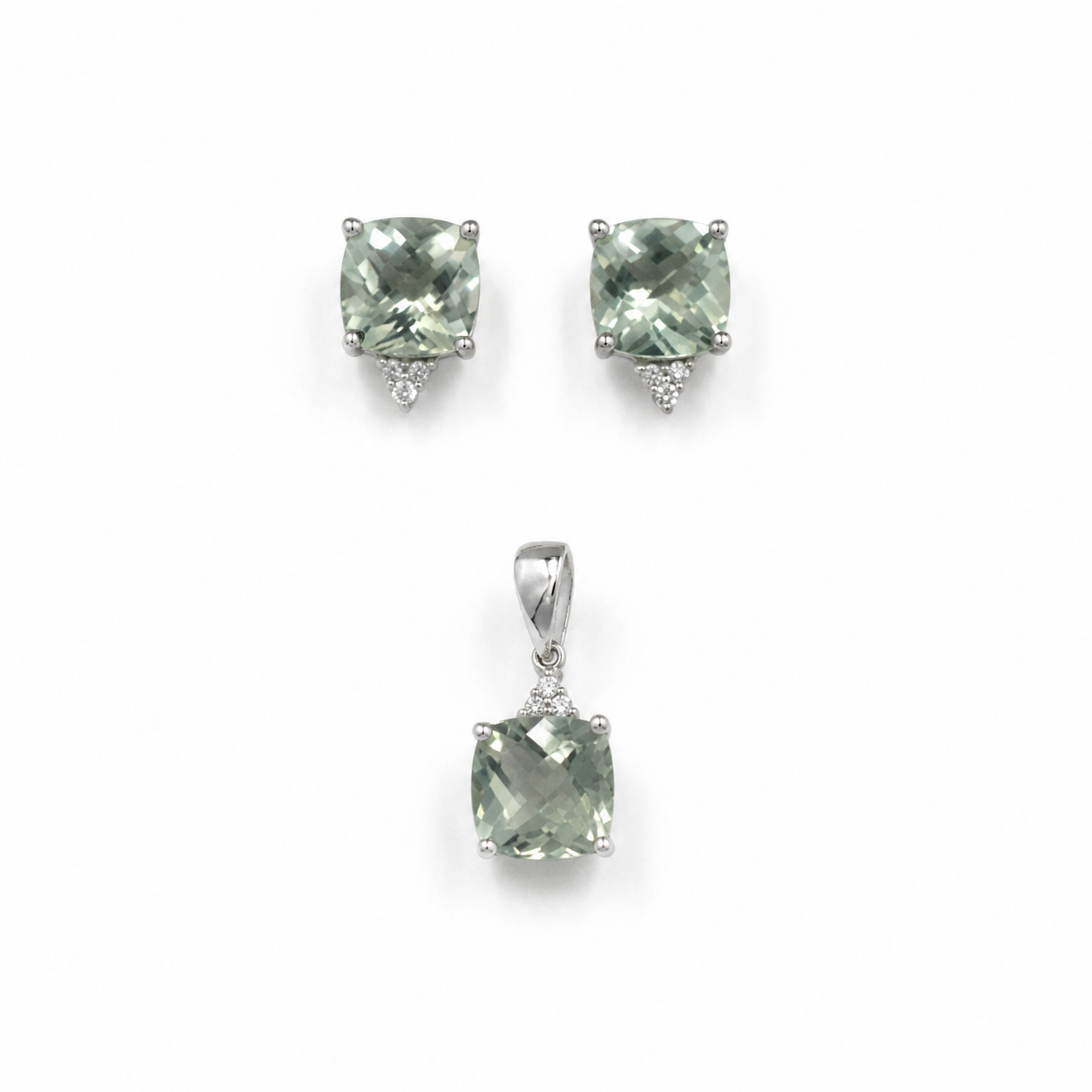 Green Amethyst Parure