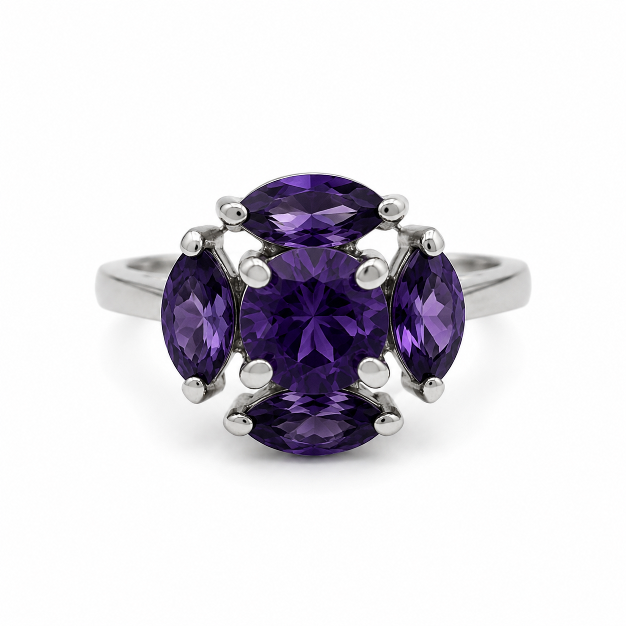 Floral Amethyst Parure