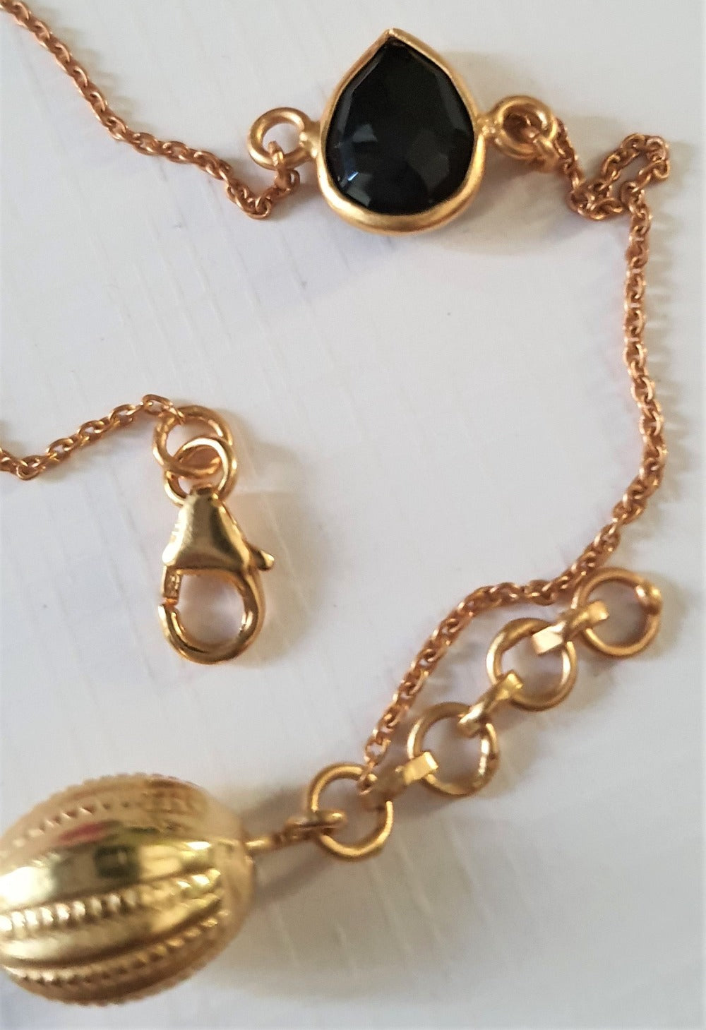 Black Charm Bracelet