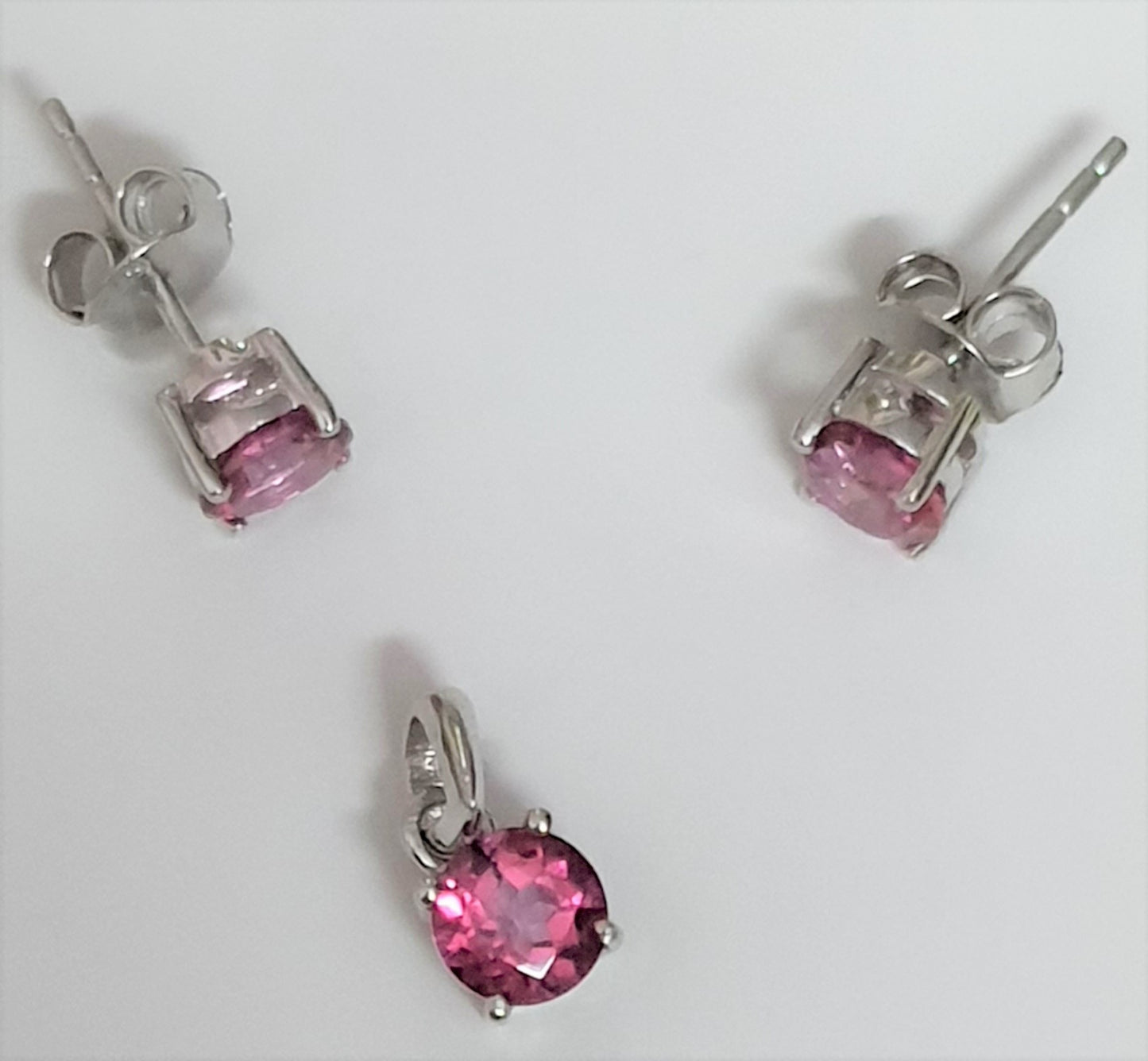 Pink Topaz Parure