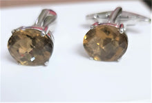Load image into Gallery viewer, Citrine Cufflinks
