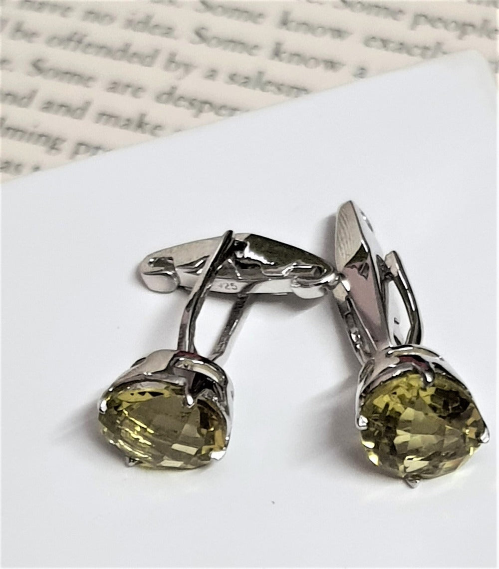 Olive Topaz Cufflinks