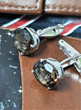 Load image into Gallery viewer, Smoky Topaz Cufflinks
