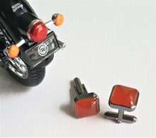 Load image into Gallery viewer, Carnelian Cufflinks
