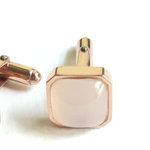 Load image into Gallery viewer, Rose Tinted Cufflinks
