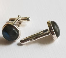 Load image into Gallery viewer, Labradorite Cufflinks
