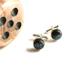 Load image into Gallery viewer, Labradorite Cufflinks

