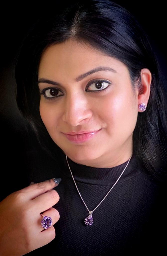 Floral Amethyst Parure