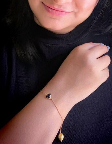 Black Charm Bracelet